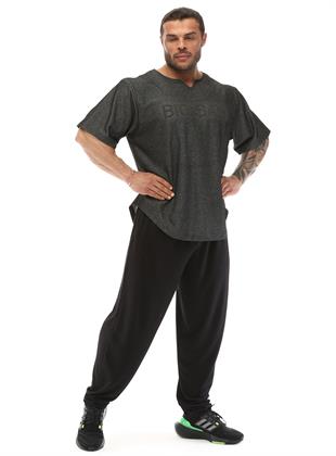 Mens Oversize Bodybuilding Training Rag Top Gym T-shirt