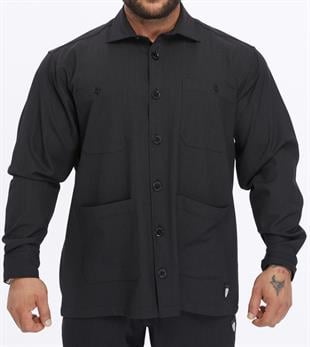 Mens Oversize Button Down Overshirt