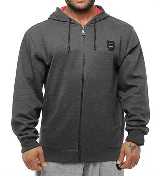 Mens Oversize Hooded Jacket Anthracite 