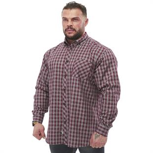 Mens Oversize Long Sleeve Button Closure Winter Shirts