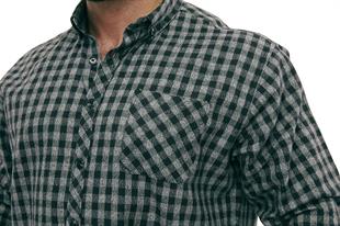 Mens Oversize Long Sleeve Button Closure Winter Shirts