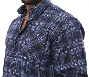Mens Oversize Long Sleeve Button Closure Winter Shirts