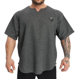 Mens Oversize Perfomance T-shirt Thick Fabric Rag Top