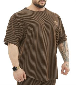 Mens Oversize Rag Top T-shirt Middle Textured Thick Fabric