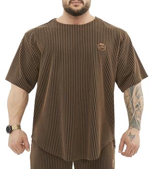 Mens Oversize Rag Top T-shirt Middle Textured Thick Fabric