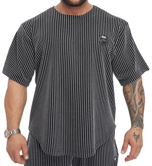 Mens Oversize Rag Top T-shirt Middle Textured Thick Fabric