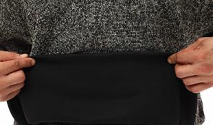 Mens Oversize Rag Top Thick Fabric T-shirt