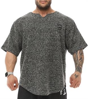 Mens Oversize Rag Top Thick Fabric T-shirt