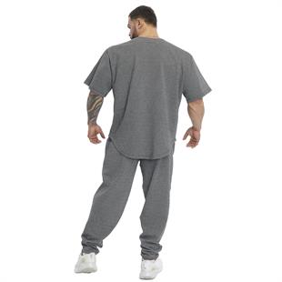 Mens Oversize Rag Top Thick Fabric T-shirt