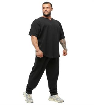 Mens Oversize Rag Top Thick Fabric T-shirt