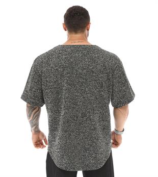 Mens Oversize Rag Top Thick Fabric T-shirt