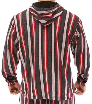 Mens Oversize Shirt Hooded Long Sleeve