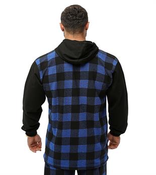 Mens Oversize Sportive Towel Jacket Winter Zippered Hoodie