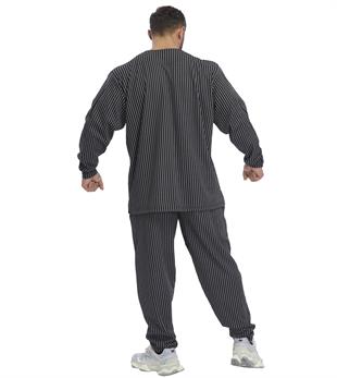 Mens Oversize Striped Sweatshirt 