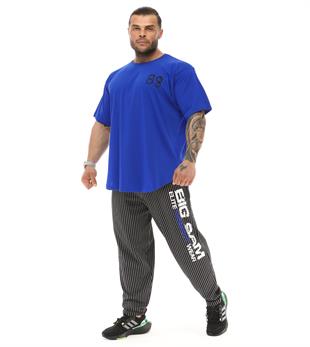Mens Oversize T-shirt Big Sam 3340 Blue