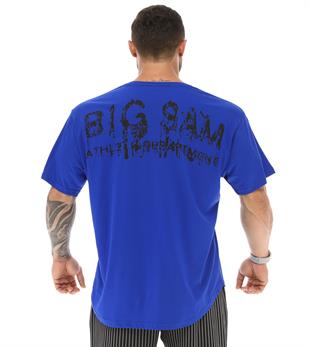 Mens Oversize T-shirt Big Sam 3340 Blue