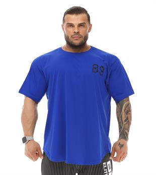 Mens Oversize T-shirt Big Sam 3340 Blue