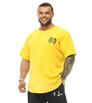 Mens Oversize T-shirt Big Sam 3340 Yellow
