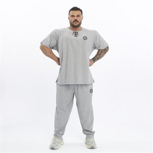 Mens Oversize T-shirt Cotton Lace Up Training Rag Top