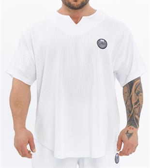 Mens Oversize T-shirt Cotton Training Rag Top