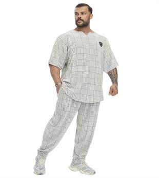 Mens Oversize Towel Gym Rag Top T-shirt