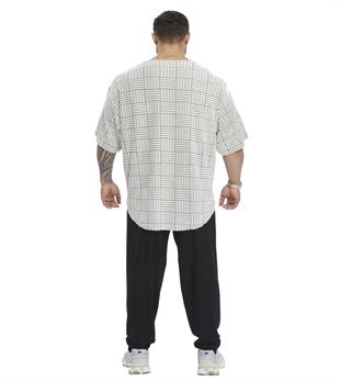 Mens Oversize Towel Gym Rag Top T-shirt