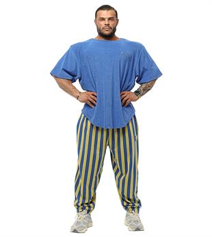 Mens Oversize Towel Rag Top T-shirt Big Sam 3344-Blue