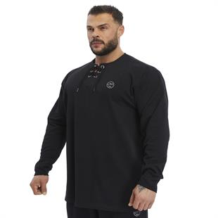 Mens Oversize Winter Lace Up Sweatshirt