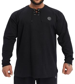 Mens Oversize Winter Lace Up Sweatshirt