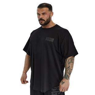 Mens Oversized Perfomance T-Shirt Cotton Rag Top