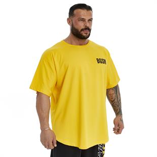Mens Oversized Perfomance T-Shirt Cotton Rag Top