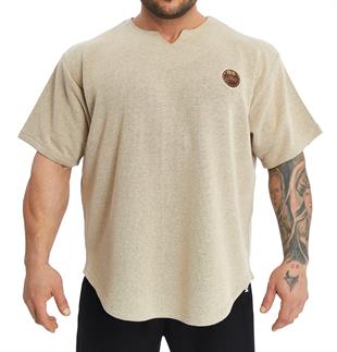 Mens Oversized Performance T-shirt Middle Thick Rag Top