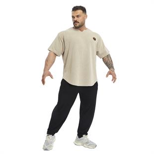 Mens Oversized Performance T-shirt Middle Thick Rag Top