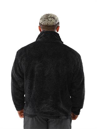 Mens Plush Jacket Relaxed Cut
