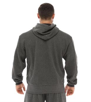 Mens Relaxed Jacket Soft Zippered Hoodie
