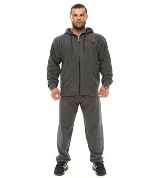 Mens Relaxed Jacket Soft Zippered Hoodie
