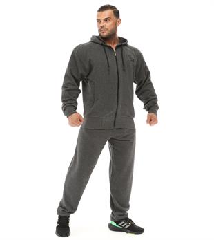 Mens Relaxed Jacket Soft Zippered Hoodie