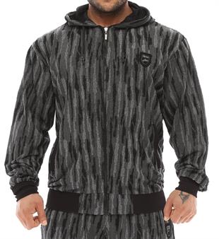 Mens Relaxed Winter Jacket Hoodie 