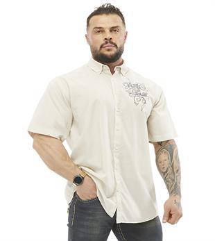 Mens Short Sleeve Cotton Summer Shirt