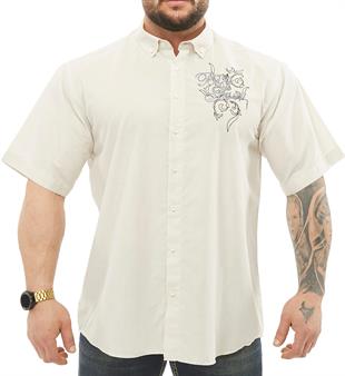 Mens Short Sleeve Cotton Summer Shirt