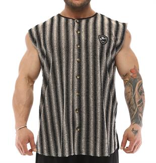 Mens Sleeveless Towel Gym Shirt