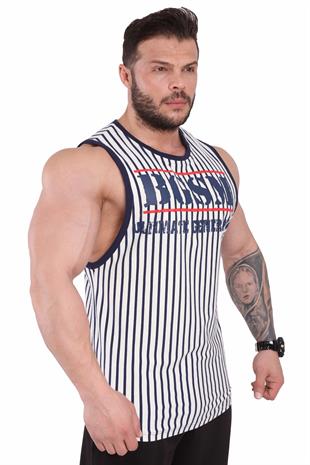 Mens Striped Tank Top