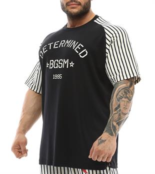 Mens Stripped Exclusive Rag Top T-shirt