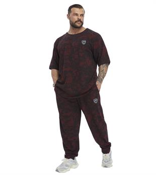 Mens Technic Camouflage Rag Top Oversize T-shirt