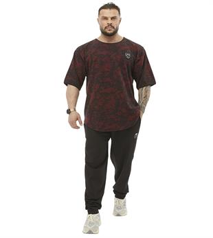 Mens Technic Camouflage Rag Top Oversize T-shirt