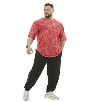 Mens Technic Camouflage Rag Top Oversize T-shirt