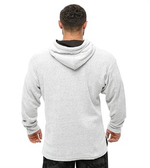 Mens Towel Long Sleeve Hoodie Oversize Sweatshirt