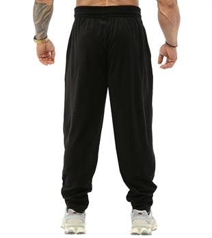 Mens Towel Sweatpants with Pockets Big Sam PNT1383-Black