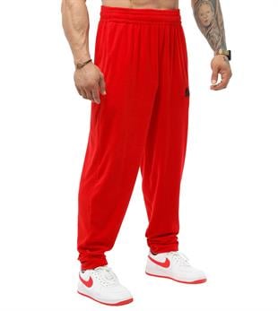 Mens Towel Sweatpants with Pockets Big Sam PNT1383-Red
