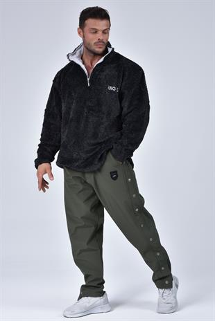 Mens Winter Softhell Pants Waterproof Loose Fit